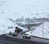 بارش برف در اکثر محورهای کشور/ تردد در استان اردبیل با زنجیر چرخ