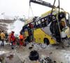 خواب آلودگی راننده علت حادثه سقوط اتوبوس