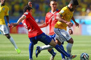 تیم فوتبال برزیل در مرحله یک هشتم نهایی رقابتهای جام جهانی 2014 در ضربات پنالتی موفق به شکست شیلی شد.