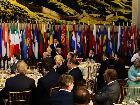 حسن روحانی رییس‌جمهور کشورمان و هیات ایرانی حاضر در نیویورک، در ضیافت ناهار بان‌کی‌مون دبیرکل سازمان ملل شرکت نکردند