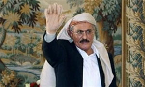 منابع خبری لحظاتی پیش از خروج عبدالله صالح دیکتاتور یمن از صنعا خبر دادند.