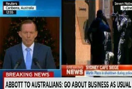 افراد مسلح با حمله به رستورانی در شهر سیدنی استرالیا ، شماری را به گروگان گرفته اند .