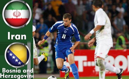 
تیم ملی فوتبال کشورمان از ساعت ۲۰و سی دقیقه امشب می‌تواند با پیروزی برابر بوسنی و صعودش از گروه F رقابت‌های جام جهانی ۲۰۱۴رؤیای ایرانی‌ها را محقق کند.