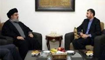 معاون وزیر خارجه کشورمان در دیدار با دبیر کل حزب الله لبنان آخرین رخدادهای منطقه را با وی مورد رایزنی قرار داد.