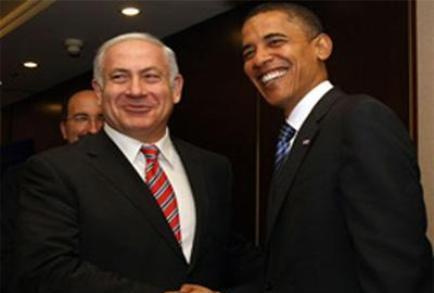 باراک اوباما رئیس جمهور آمریکا در دیدار با نخست وزیر رژیم اشغالگر قدس تاکید کرد ما دوست و متحدی نزدیک تر از اسرائیل نداریم .