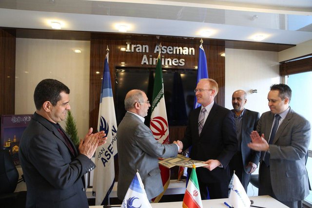 شرکت هواپیمایی آسمان به عنوان دومین ایرلاین ایرانی توانست قراردادی مهم پس از اجرایی شدن برجام به منظور خرید هواپیماهای جدید به امضاء برساند.

