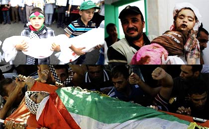 
در حملات هواییِ بامداد امروز رژیم صهیونیستی به نوار غزه، هشت فلسطینی دیگر به شهادت رسیدند تا شمار شهدای حملات این رژیم از آغاز حملات تاکنون به ۱۷۲۱ برسد و ۹۰۸۰ نفر نیز زخمی شده اند.