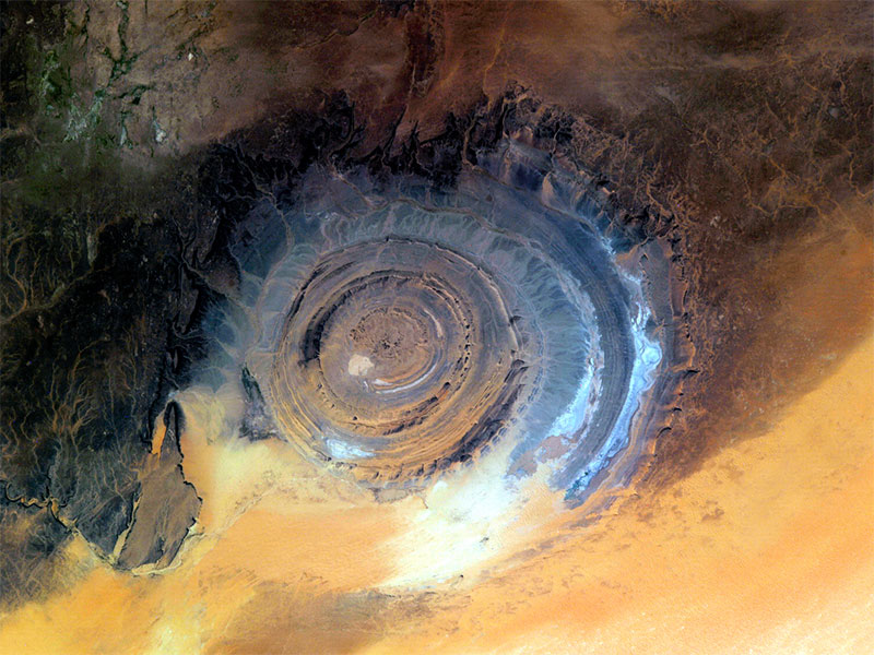 فضانوردان ایستگاه فضایی بین‌المللی تصویری زیبا از بخشی از صحرای بزرگ آفریقا به ثبت رساندند.